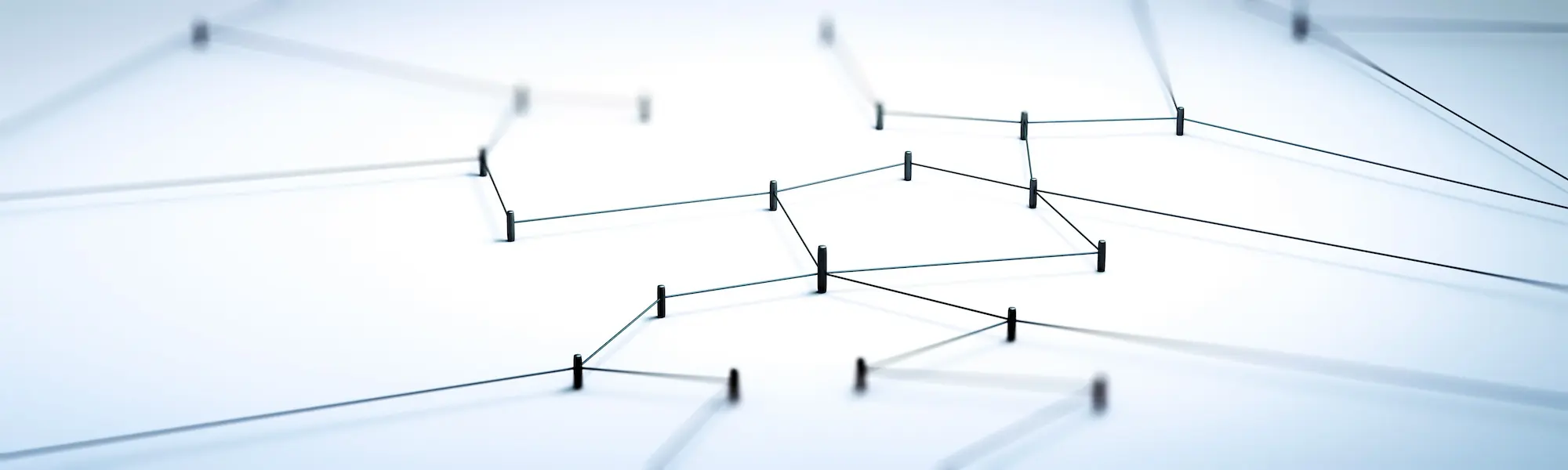 Connection concept 3d panaroma rendering